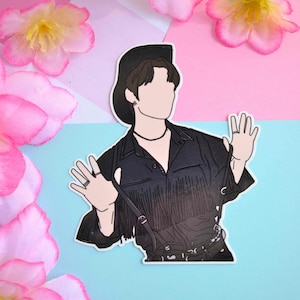 Lee Weiß Donnernde Cowboy inspirierte Aufkleber wasserdichte Vinyl-Aufkleber Die geschnitten skz