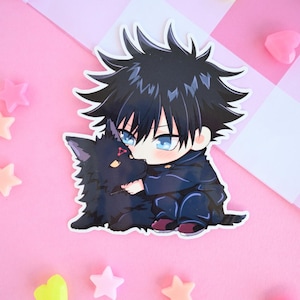 Megumi JJK sukuna  waterproof Vinyl stickers  Die cut anime manga