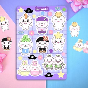 kpop pirate sticker sheets kpop atiny