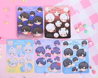 Liefde en Deepspace avatar stickers sylus caleb zayne rafayel xavier