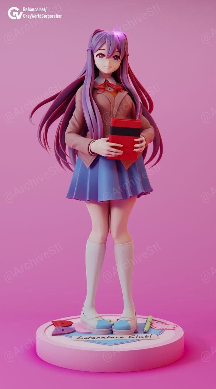 Buy Bowinr Doki Doki Literature Club Standing Figure, 4 inch