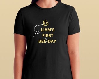 Customized Bee-Day Family T-shirts-FREE SHIPPING to the US