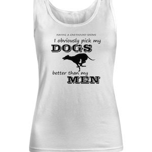 Greyhound tank, greyhound gifts, dog lover gift, greyhound lover, greyhound gifts for her