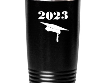 Decoraciones de graduación 2023, vaso de graduación, regalo de graduación, regalo de graduación, graduación 2023