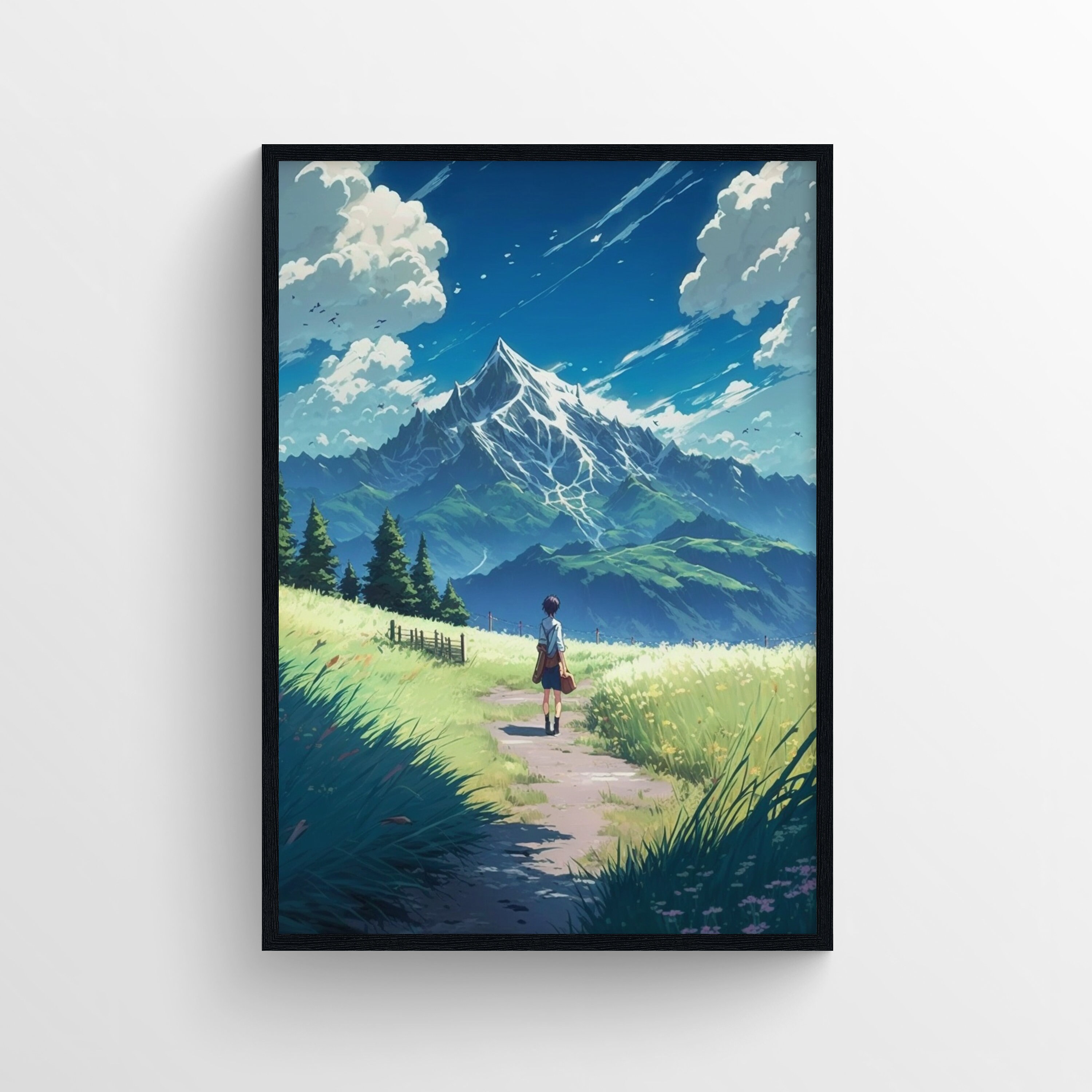 Love All Play Anime Canvas Poster Bedroom Decor Sports Landscape