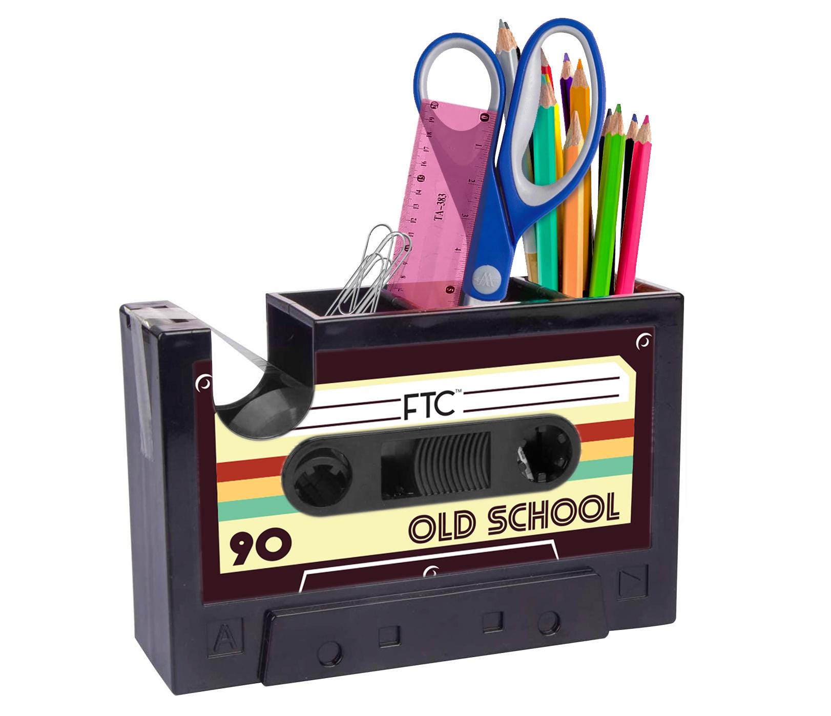 Novelty Cassette Tape Dispenser Retro Supply Holder for Vintage Decor Cool Office Supplies and Desk Accessories 6.70 X 1.98 X 4.53 Etsy UK