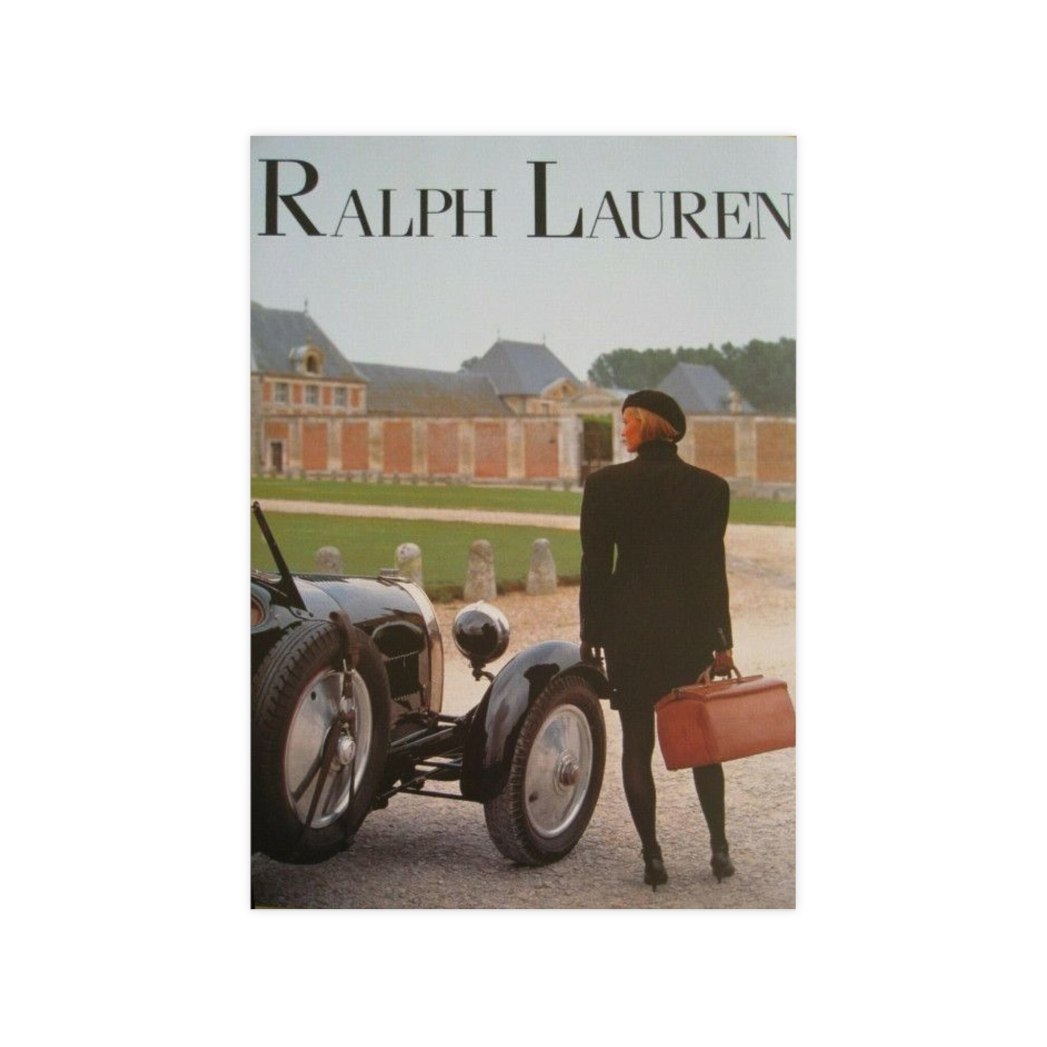 Affiches anciennes Affiches vintage du créateur Ralph Lauren Etsy France