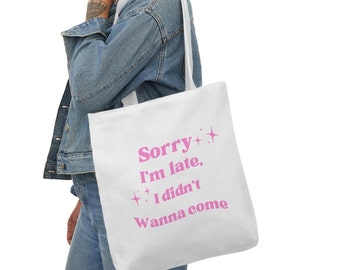 Tote Bag Aesthetic Canvas Tote Bag Quote Trendy Tote Bag Pinterest Tote Bag Cute Shopping Bag Reusable Bag Environmentally Friendly Bag Gift