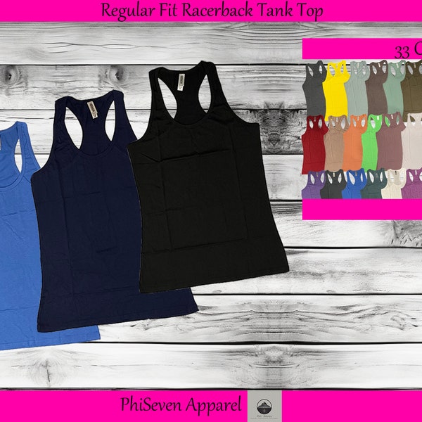 Racerback Tank top Regular fit Racerback Fitness Tank Top Racerback Tanks Triblend Racerback Fitted Racerback Tank Top for Women Fitted Tank