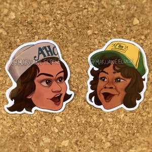 Pog Dustin and Steve 2.5” Vinyl Stickers