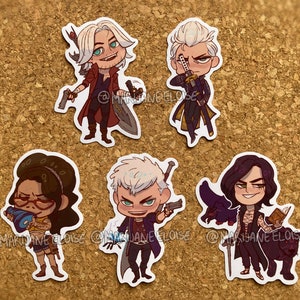 DMC5 Chibi 3” Vinyl Stickers