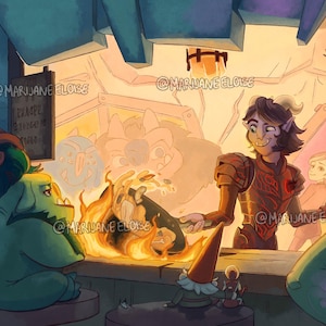 Troll Jim Cooking 11&quot; x 17&quot; Print