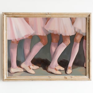 Ballet Painting | Pastel Academia | Dance Poster | Pastel Downloadable Print