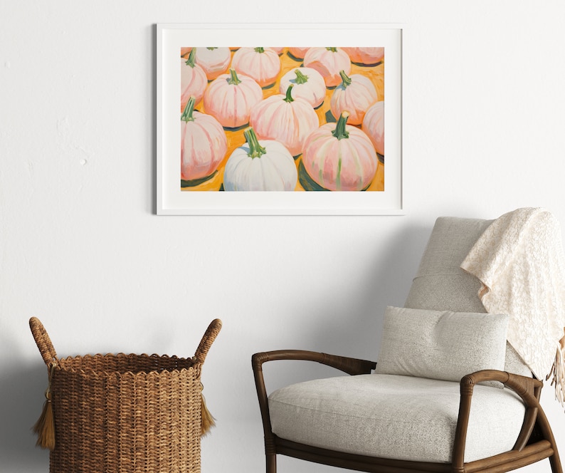 Leuke maximalistische downloadbare print | Retro herfstappartementdecoratie | Funky entreekunst | Esthetiek uit de jaren 80 afbeelding 9