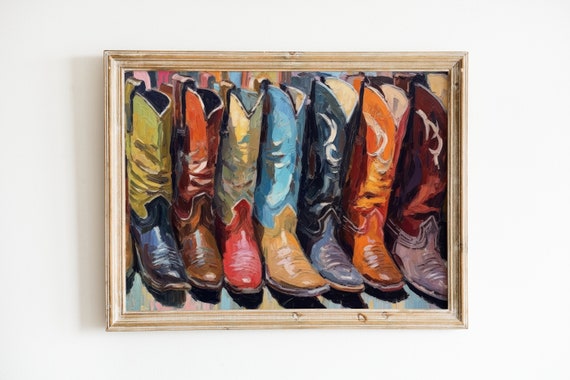 Ranch House Art | Western Downloadable Print | Rustic Wall Decor | Coastal Cowboy Aesthetic
