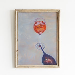 Girly Art voor barwagen | Cocktailposter | Leuke decoratie universiteitsappartementen | Trendy downloadbare print | Y2K-esthetiek: