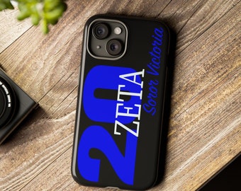 Custom Zeta 20 Phone Case | Zeta Case | iPhone/Google Pixel/Samsung | Personalized Zeta Case | Royal Blue and White | Zeta Gift