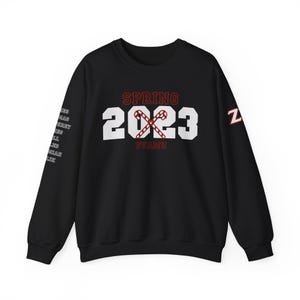 Custom Line K Crewneck | D9 Fraternity Sweatshirt | Personalized D9 Fraternity Top | Crimson and Cream Hoodie | Brother Gift