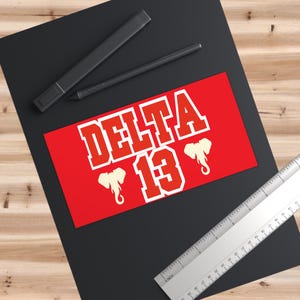 Delta 13 Autoaufkleber