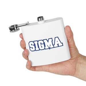 Sigma Stainless Steel Flask, 6oz