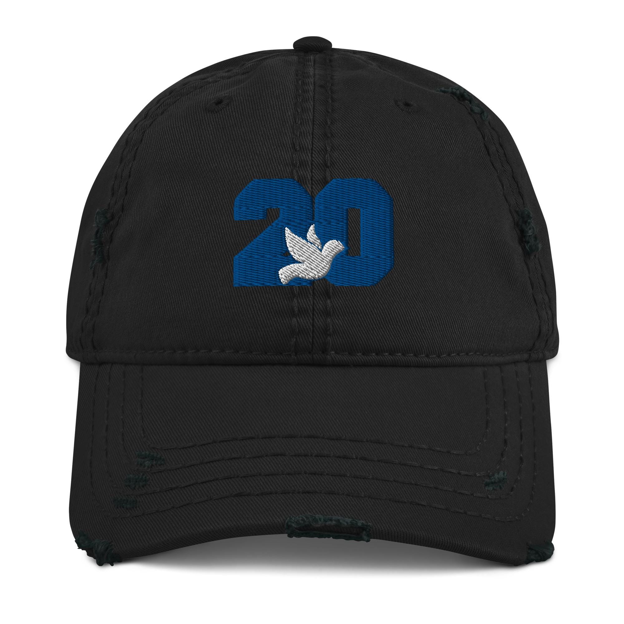 20 Distressed Hat | Zeta Cap | Zeta 20 Hat | Royal Blue and