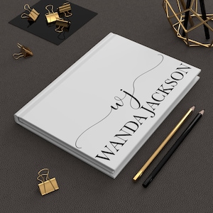Personalisierte Notizbuch mit Name Hardcover Matt