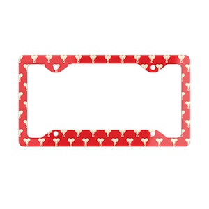 Elephant Metal License Plate Frame