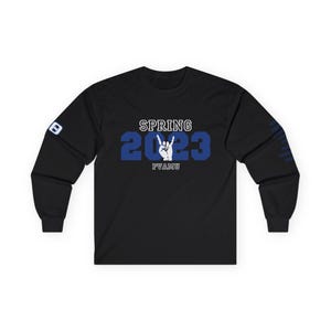 Custom Line Sigma Long Sleeve | Sigma Long Sleeve | Personalized Sigma Tee | Royal Blue and White Long Sleeve | Brother Gift