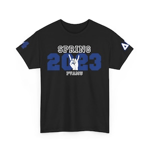 Custom Line Sigma TShirt | Sigma Shirt | Personalized Sleeve Sigma TShirt | Royal Blue and White Shirt | Fraternity Gift