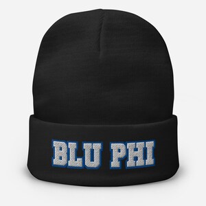 Blu Phi Embroidered Beanie