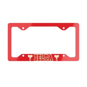 Delta Metal License Plate Frame