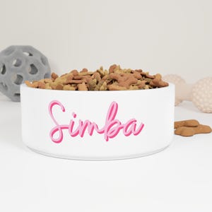 Custom Name Pet Bowl