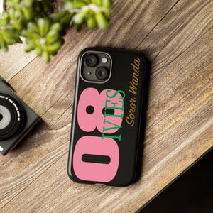 Custom Ivies 08 Phone Case | Alpha Case | iPhone/Google Pixel/Samsung | Personalized Alpha Case | Pink and Green | Alpha Gift