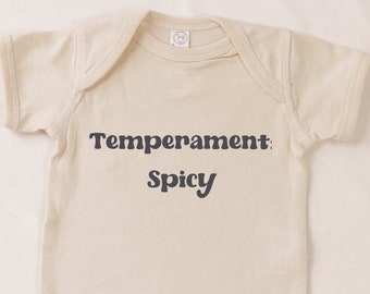 Customizable temperament Spicy Baby Bodysuit, baby shower gift, new mom gift