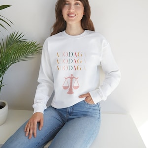 Abogada Unisex Crewneck Sweatshirt | Abogada Gift | Latina Lawyer | Attorney Sweatshirt | Gift For Lawyer | Latina Gift