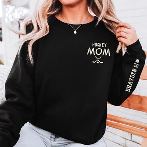 Embroidered Sports Mom Sweatshirt