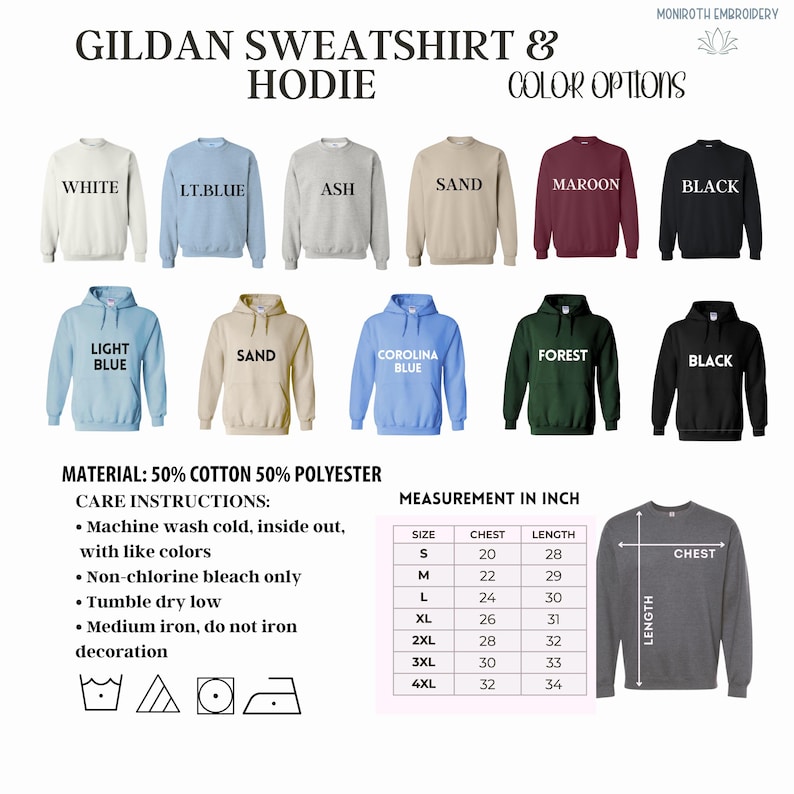 Embroidered Hockey Mom Sweatshirt Women's Game Day Tee Hockey Mom Top Ice Hockey Player Gift Sports Coach Hoodie, Custom Name Team Hoodie image 9