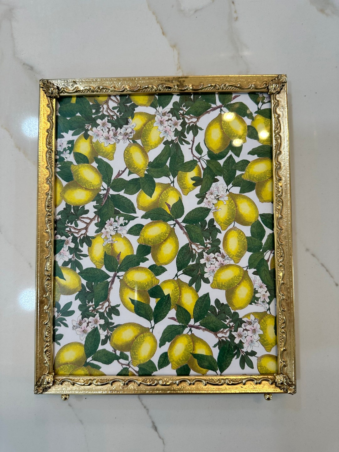 vintage-brass-frame-8-x-10-picture-frame-grandmillennial-etsy