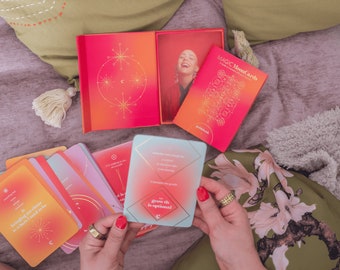 Magic MoonCards Affirmation Cards | 32 Cards for Intuition | Daily Cards Mindfulness | Gift | Positive Cards | Gift for Meditation Self Care