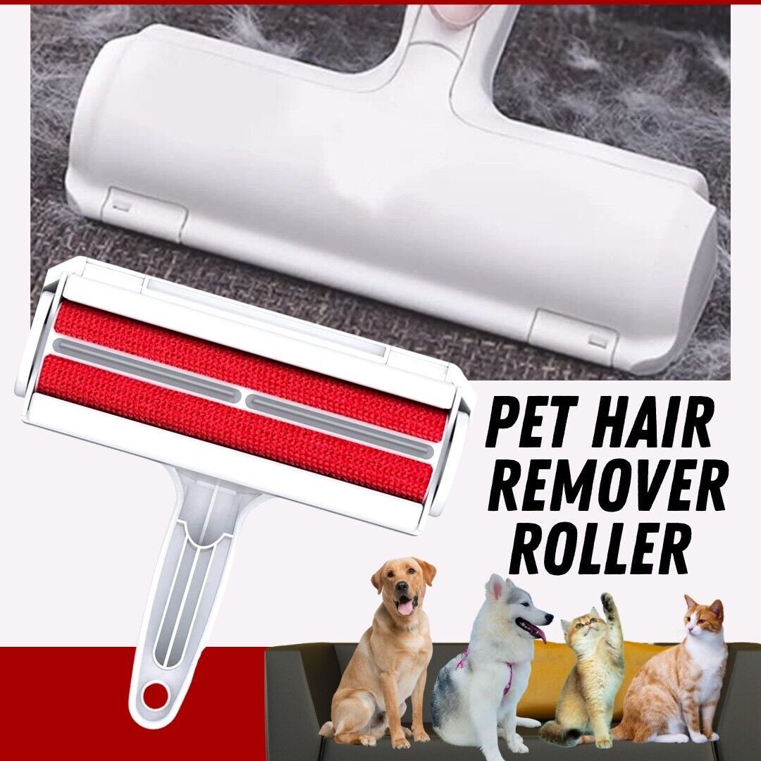 Reusable Pet Hair Lint Remover Dog Cat Hair Roller Cleaning Etsy