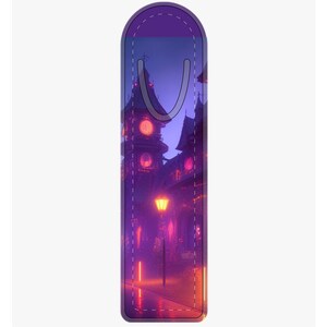 Neon gothic bookmark