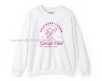 Southern Charm Gossip Club Unisex Crewneck Sweatshirt | BravoTV Fan Gift Merch | Southern Charm Charlston Bravoholic Shirt | FREE Shipping