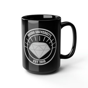 Amas de casa reales de Beverly Hills RHOBH Taza de café negro 15oz / Bravoholic Fan Gift Cup / RHOBH BravoCon Merch / Envío gratis