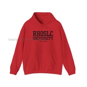 RHOSLC University Hoodie | Real Housewives Of Salt Lake City Hooded Sweatshirt | Bravoholic Sweatshirt | Bravo Fan Shirt | FREE Shipping