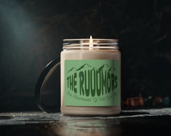 Vela de soja de 9 oz con rumores de Real Housewives Of Salt Lake City / Regalo temático de Bravoholic de RHOSLC / Mercancía de Bravotv Fan de Meredith Marks / Envío GRATIS