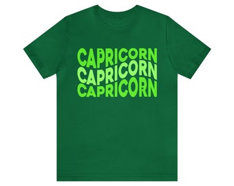 T-shirt zodiacale Capricorno / Camicia segno zodiacale Capricorno capra di mare / Regalo celeste astrologia Capricorno / T-shirt oroscopo Capricorno / SPEDIZIONE GRATUITA
