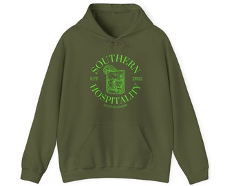 Southern Hospitality Cocktail Lounge Hoodie | Bravoholic Fan Merch | BravoTV Theme Fashion Gift | BravoCon | FREE SHIPPING