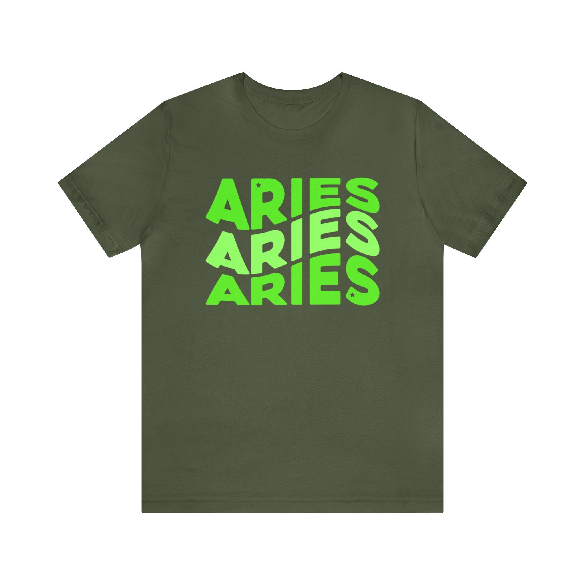 Aries Astrology Star Sign Camiseta de manga corta / Aries Ram Zodiac ...