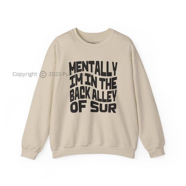 SUR Alley Vanderpump Rules Crewneck Sweatshirt | VPR BravoTV Fan Sweater | Pump Rules Funny Bravoholic Merch Shirt | FREE Shipping