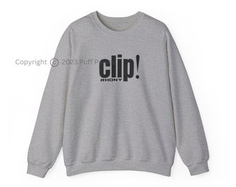 RHONY Clip Sweatshirt | Real Housewives Of Salt Lake City Dorinda Cliiiip Shirt | BravoTV Merch Bravoholic Fan Gift Fashion | FREE Shipping